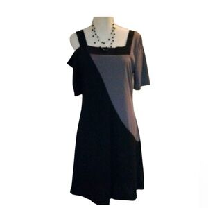 NWT Crigne One Shoulder dress (size L)